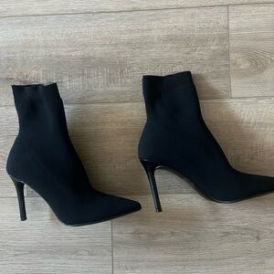 Steve Madden Black Heel Bootie
